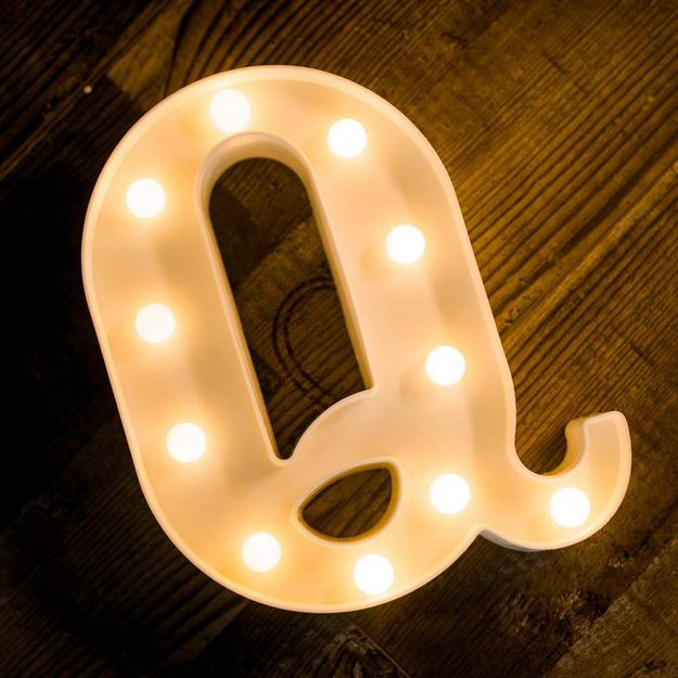 Marquee LED Letter Lights - Lit up Alphabets | 8.9" / 22.5cm Height