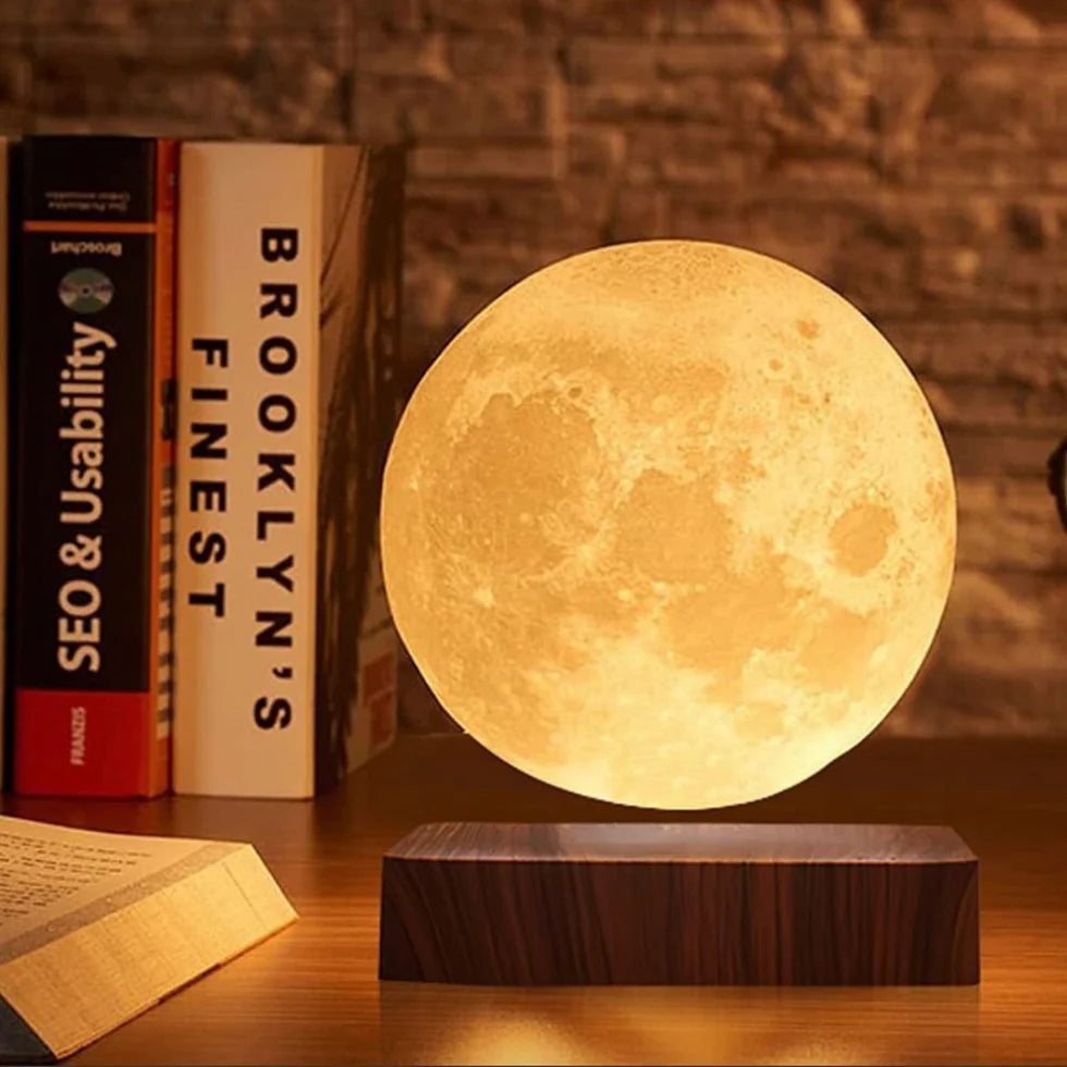 3D Levitating Moon Lamp