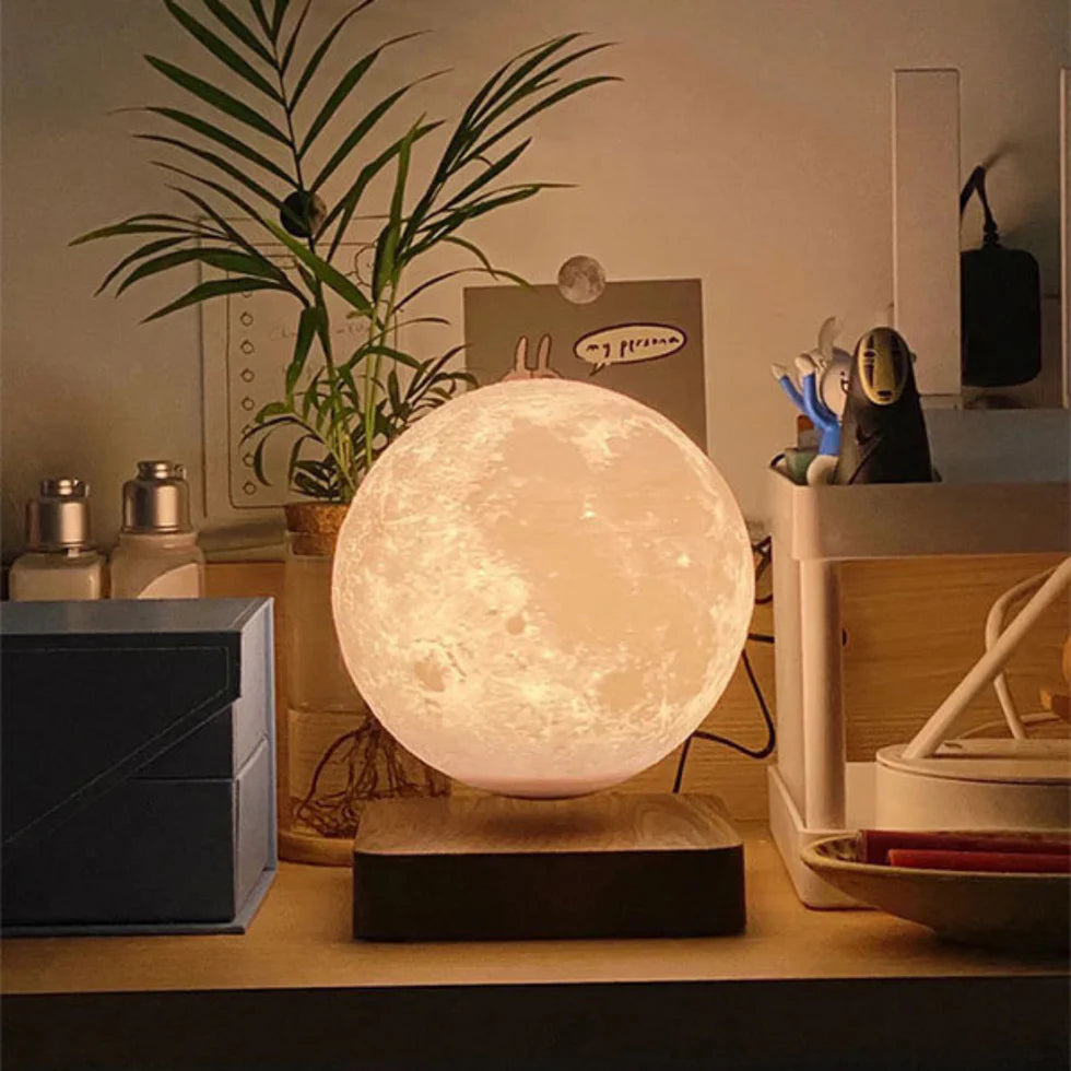 3D Levitating Moon Lamp