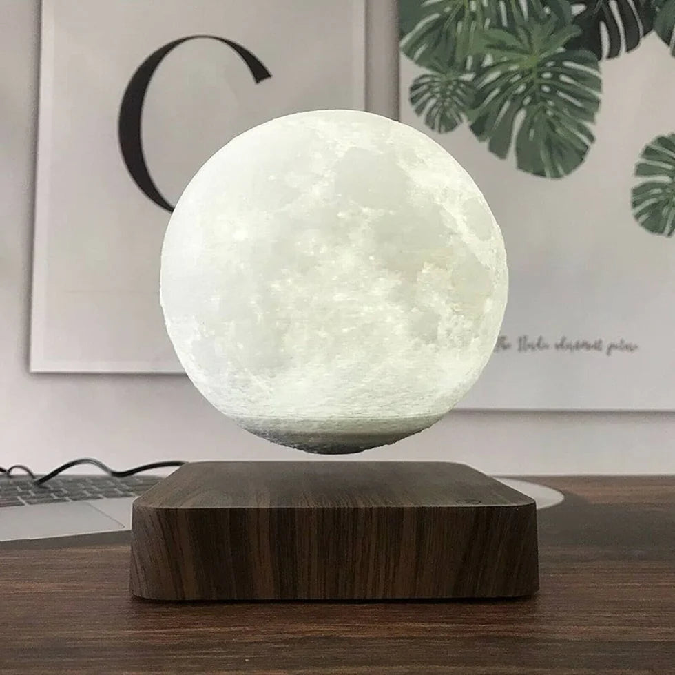 3D Levitating Moon Lamp