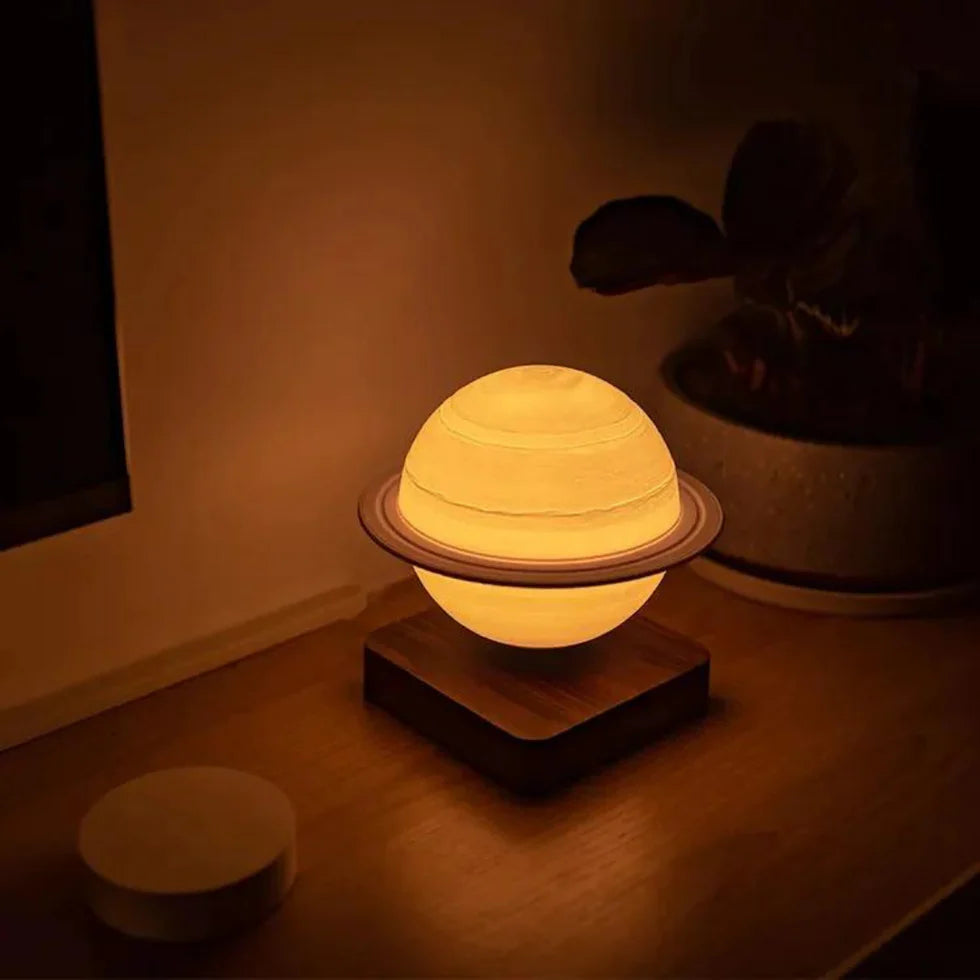 3D Levitating Saturn Lamp