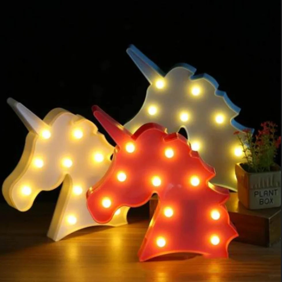 Marquee Light - Unicorn Shape