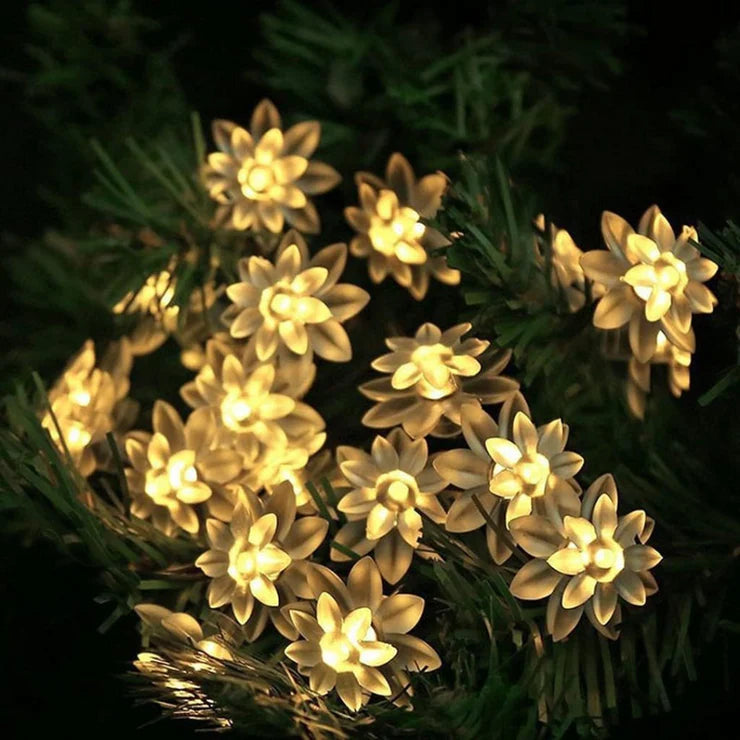 LED Daisy Flower Decorative String Light - Warm White