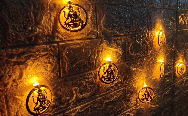 Goddess Metal String Lights | Amber Yellow LED