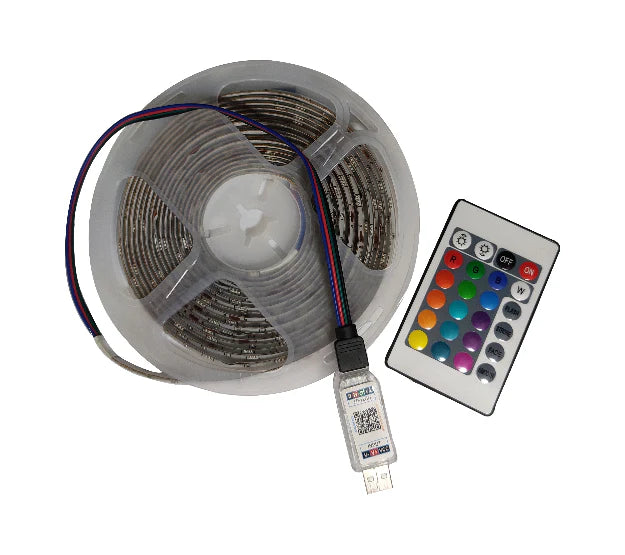 RGB LED Strip Lights USB Powered | Remote Controller & Smart app