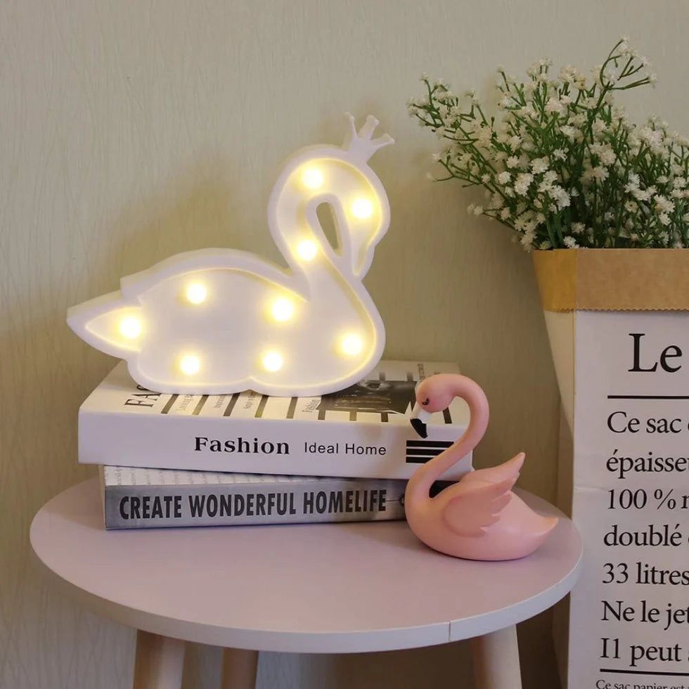 Marquee Light - Swan Shape