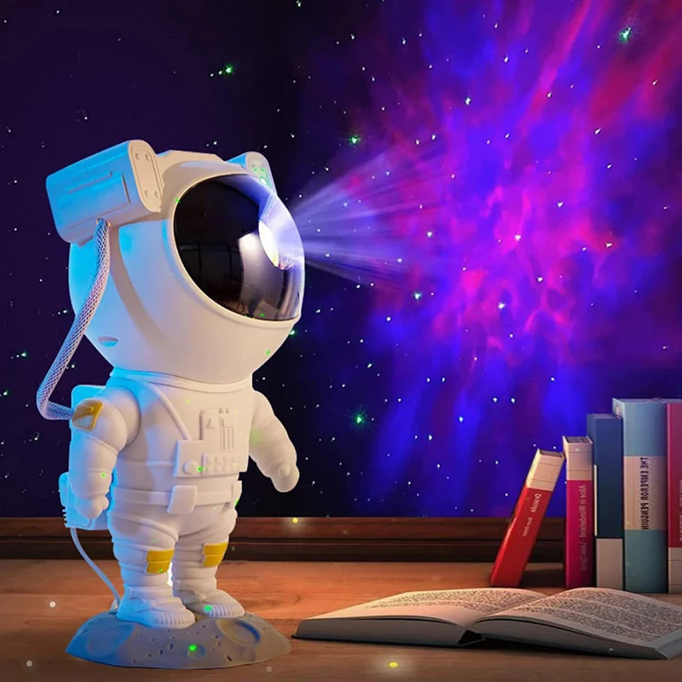 Astronaut Galaxy Projector Rechargeable Lamp with Remote Control