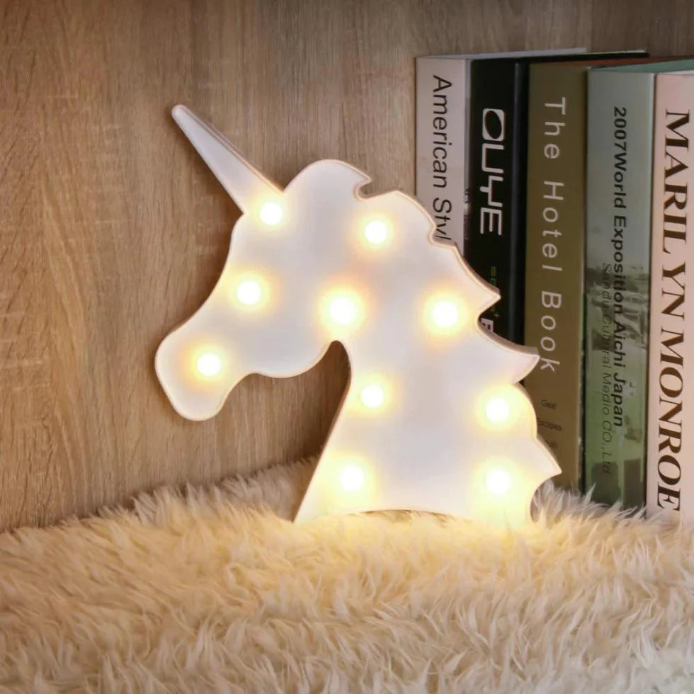 Marquee Light - Unicorn Shape