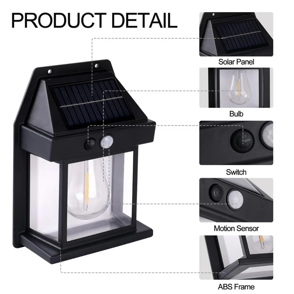 Outdoor Solar Wall light - Pack of 1