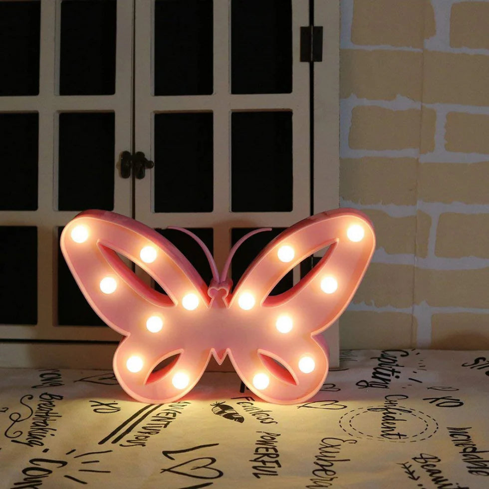 Marquee Light - Butterfly Shape