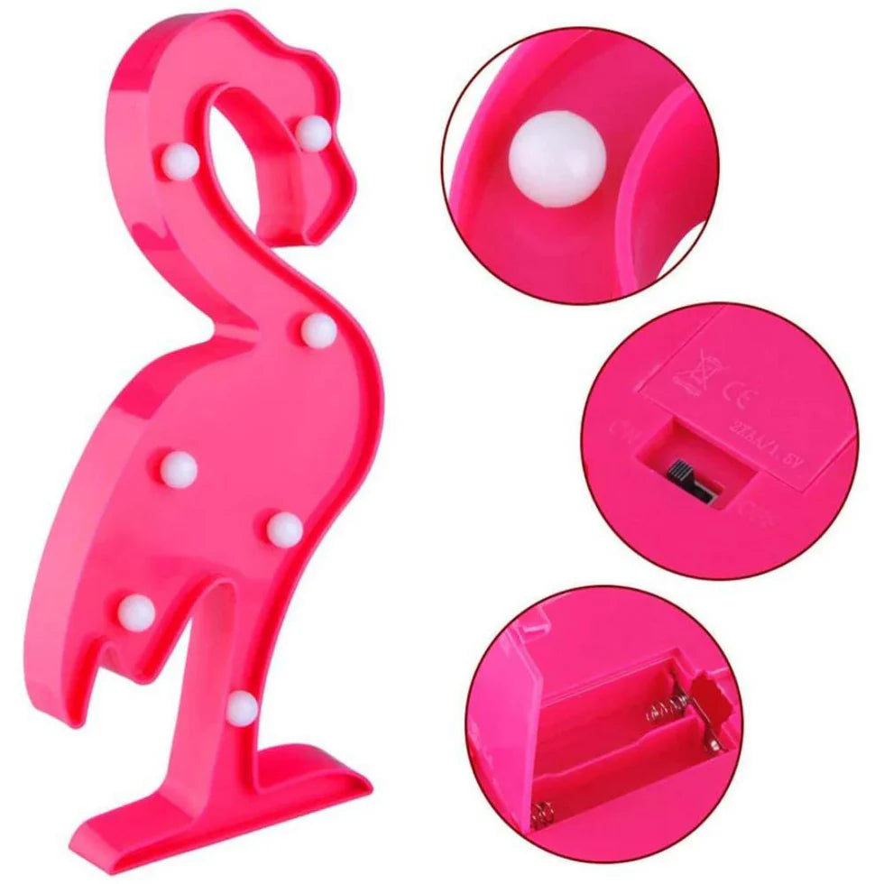 Mini Marquee Light - Flamingo