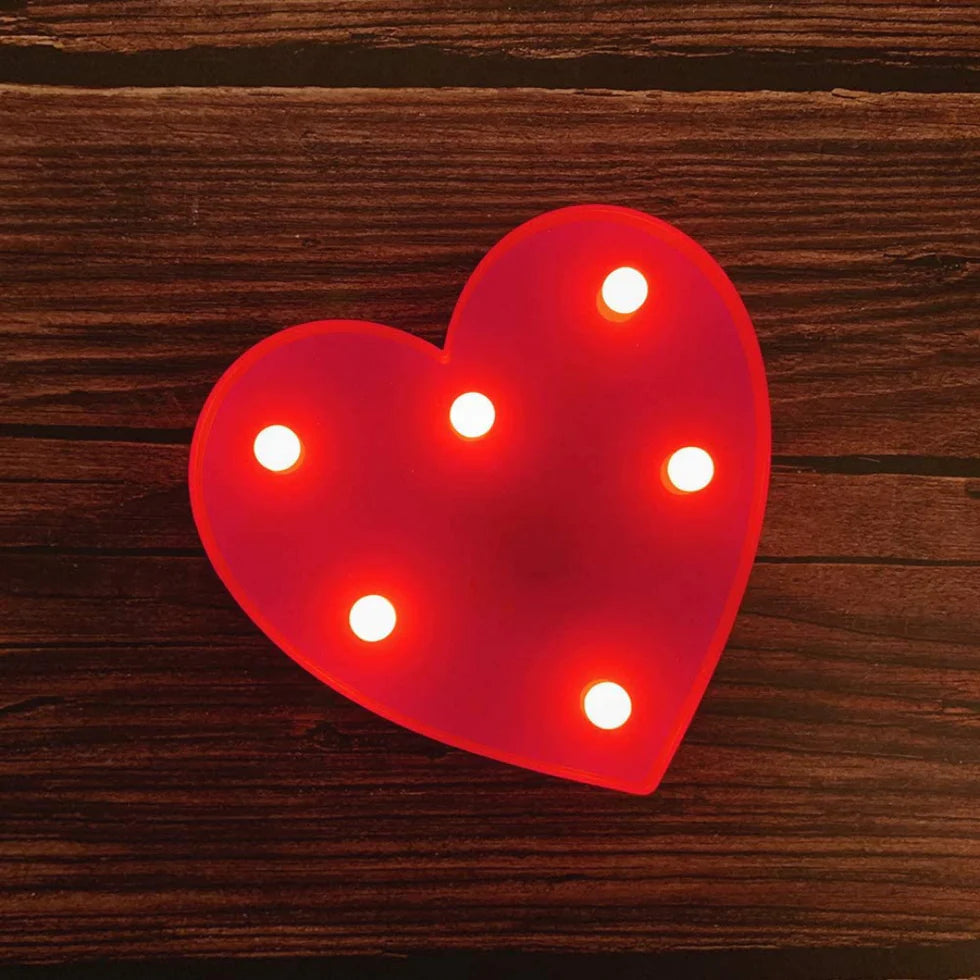 Marquee Light - Heart Shape