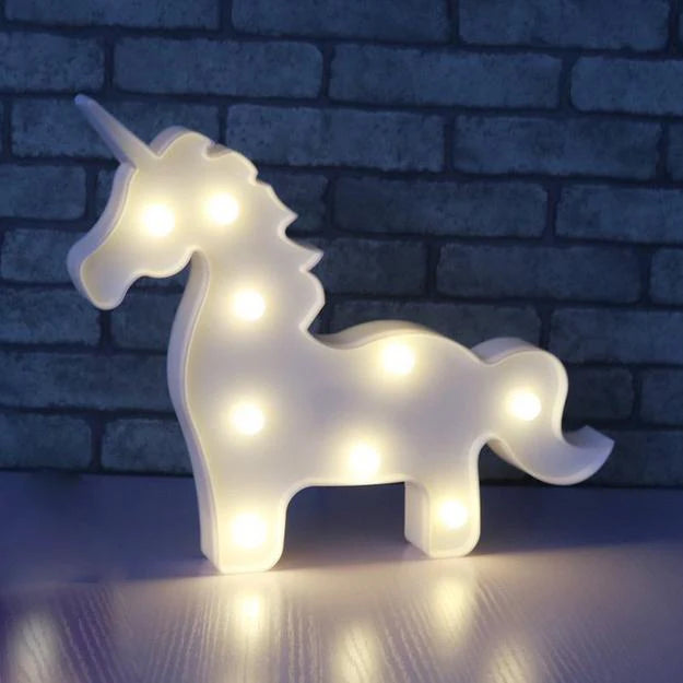 Marquee Light - Unicorn Shape