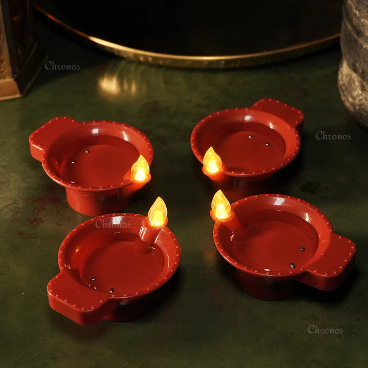 LED Brown Diya with Water Sensor