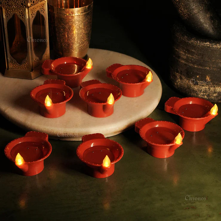 LED Brown Diya with Water Sensor