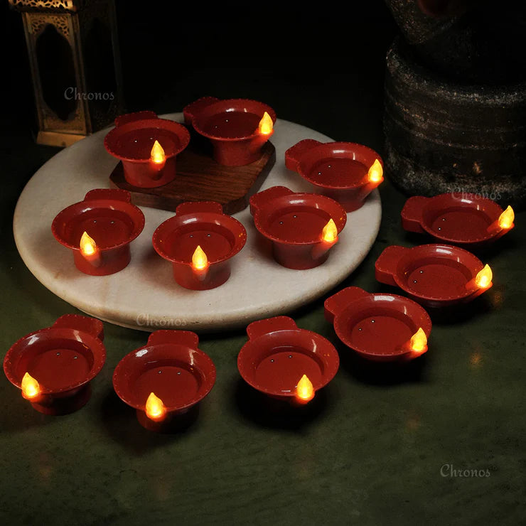 LED Brown Diya with Water Sensor