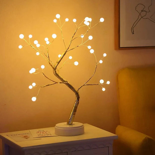 Bonsai Spirit Tree with Fairy Lights Table Lamp | Warm White