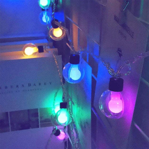 Clear Globe Decorative String Lights | Multi LED