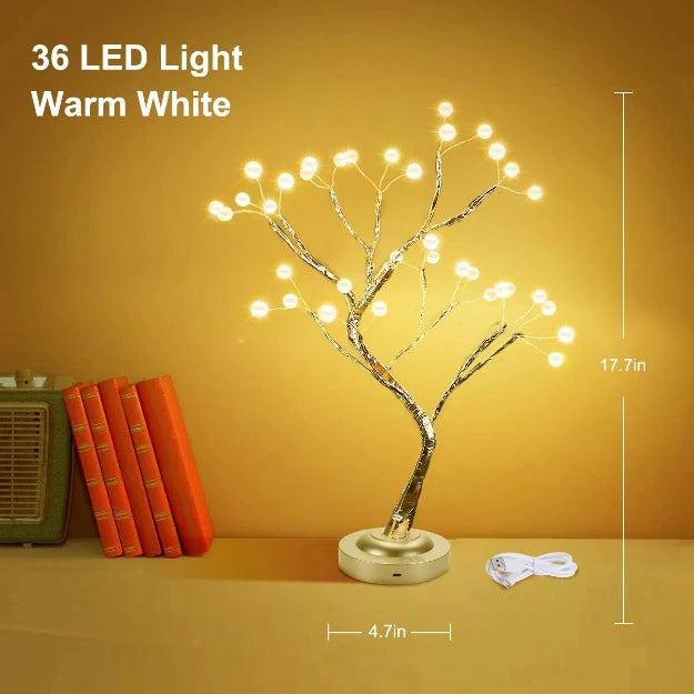 Bonsai Spirit Tree with Fairy Lights Table Lamp | Warm White