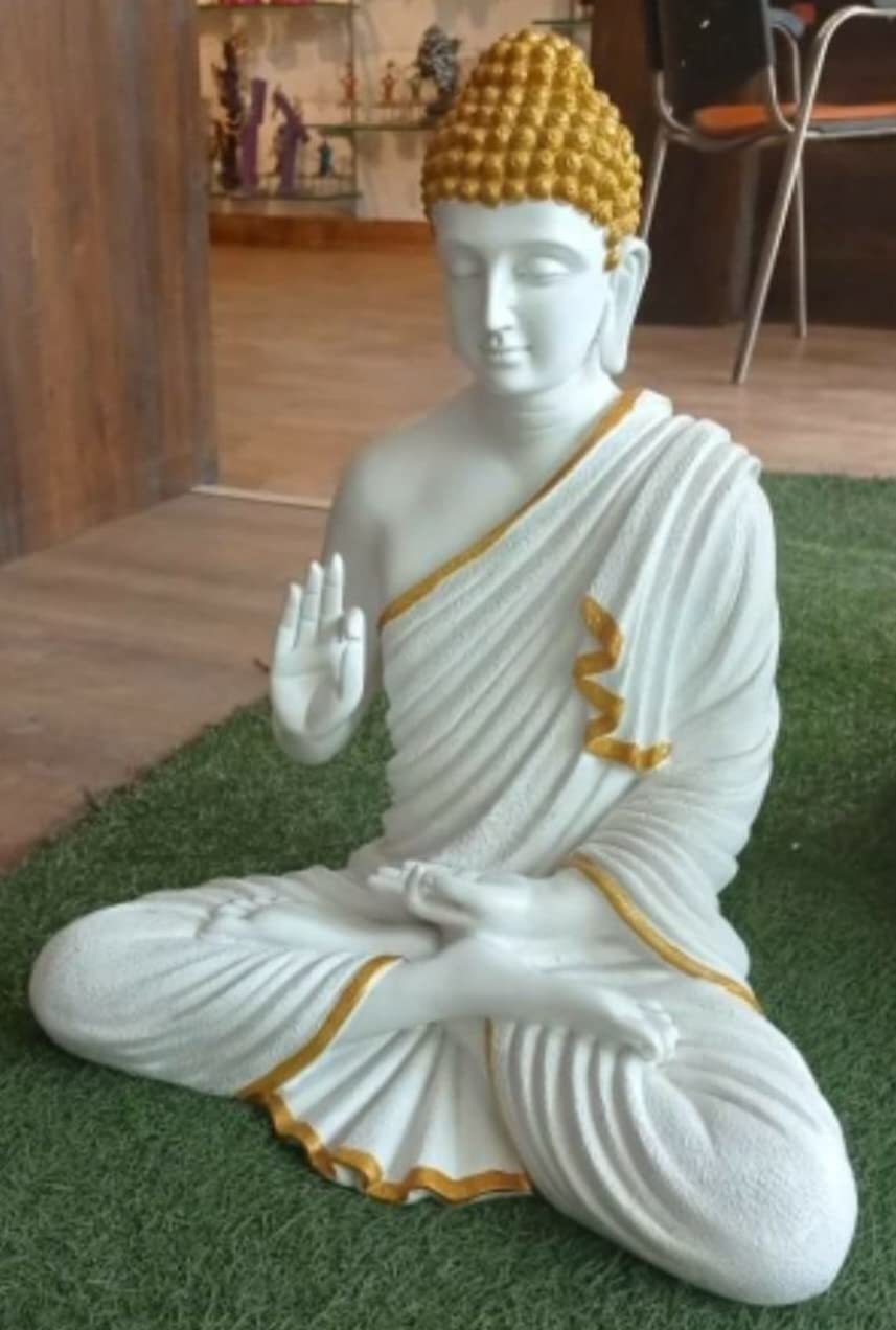 Meditation Buddha Statue polyresin showpiece/Home Decor budddha Idol Figurine murti Budddha 24 Inch