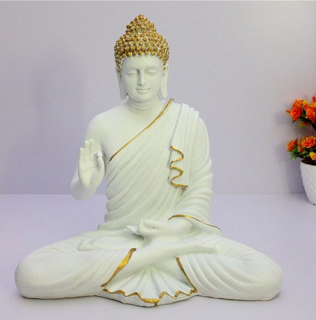 Meditation Buddha Statue polyresin showpiece/Home Decor budddha Idol Figurine murti Budddha 24 Inch