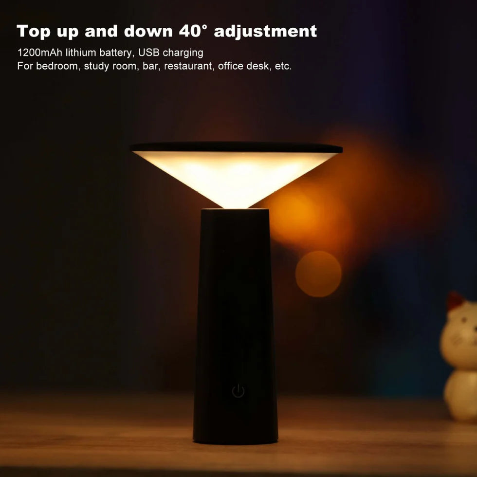 Tiltee Portable Rechargeable LED Table Lamp