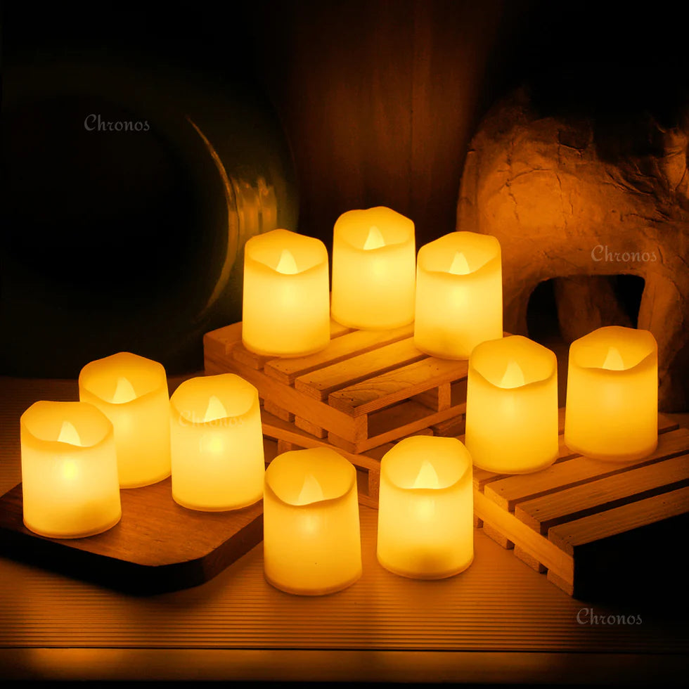 LED Candles | Bright Warm White | Pack of 12