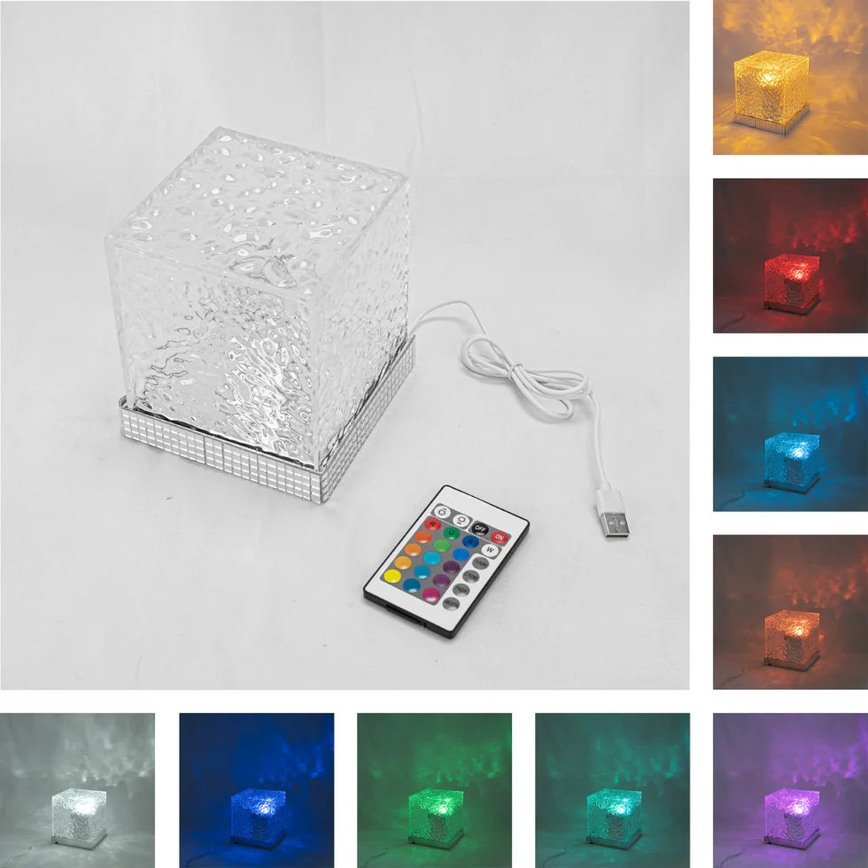 LED Ocean Wave Projector Table Lamp