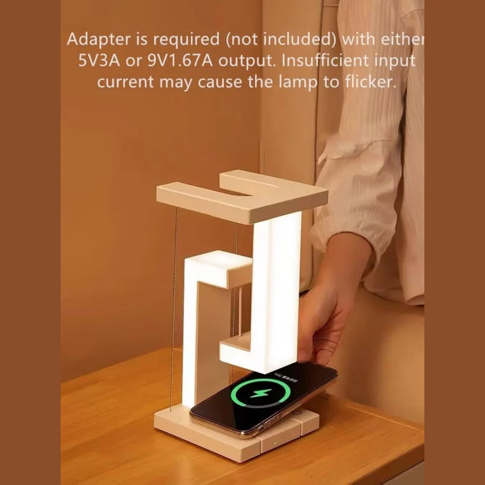 Tensegrity Smart LED Desk Lamp with Wireless Charging