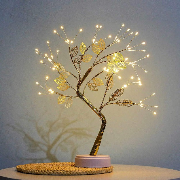 Bonsai Spirit Tree with Fairy Lights Table Lamp | Warm White