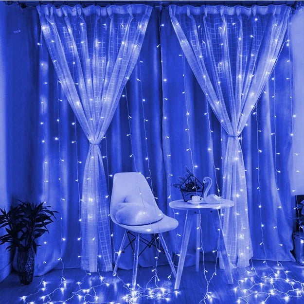 Curtain LED Lights | Blue LED