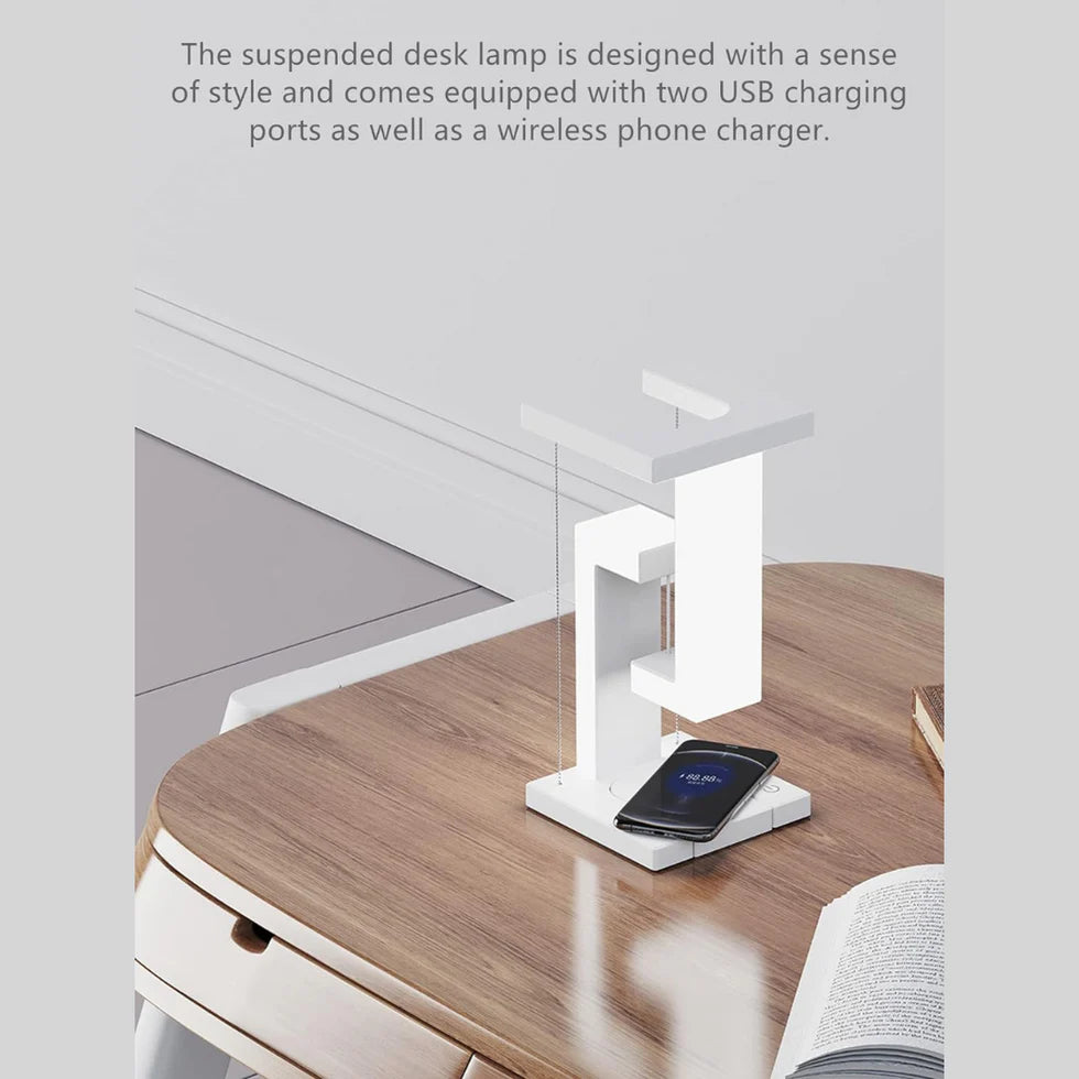 Tensegrity Smart LED Desk Lamp with Wireless Charging