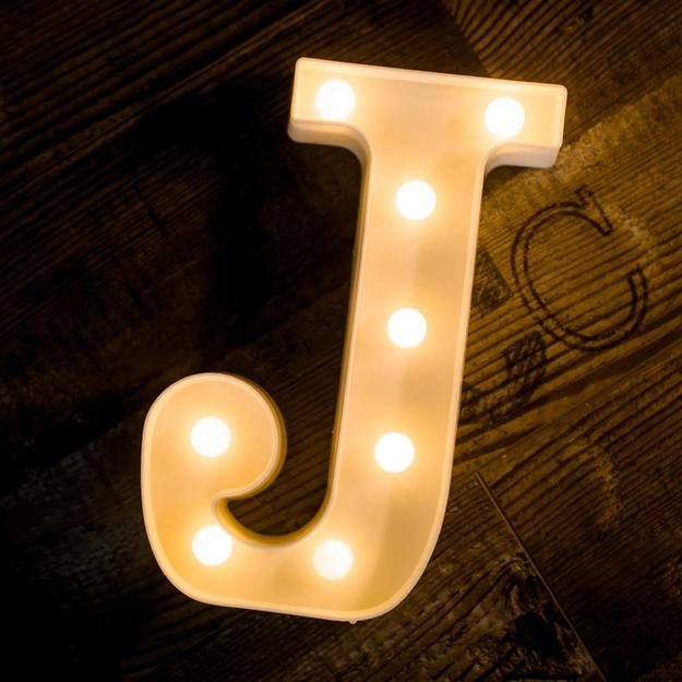 Marquee LED Letter Lights - Lit up Alphabets | 8.9" / 22.5cm Height