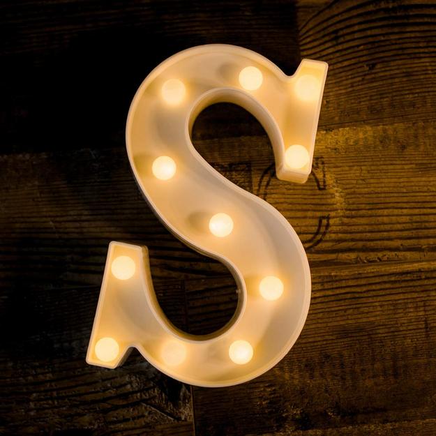 Marquee LED Letter Lights - Lit up Alphabets | 8.9" / 22.5cm Height