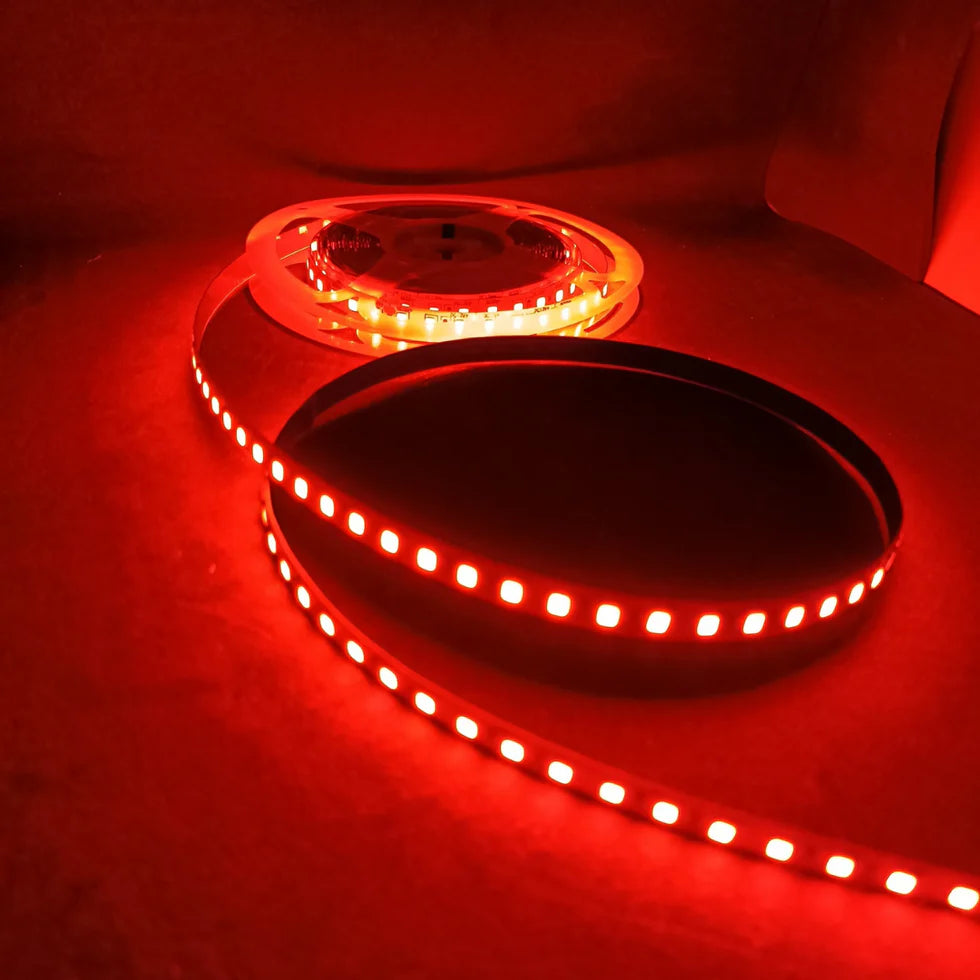 LED Strip Lights - 12V - 2835 SMD LED 240 LEDs Per Meter - Red 5m