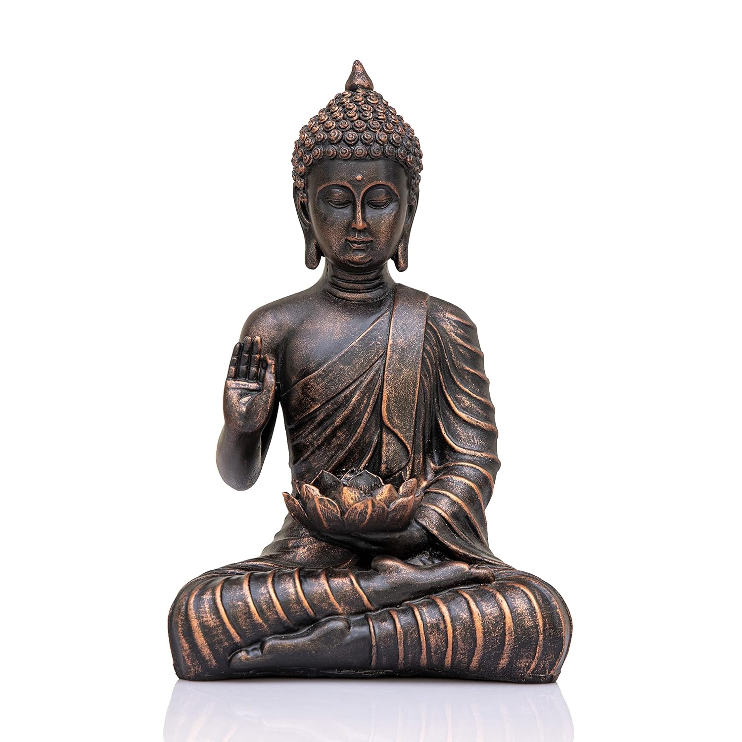 New Sitting Buddha Statue showpiece Idol Home Decor Items for Living Room and Gifts