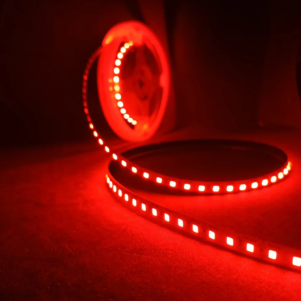 LED Strip Lights - 12V - 2835 SMD LED 240 LEDs Per Meter - Red 5m