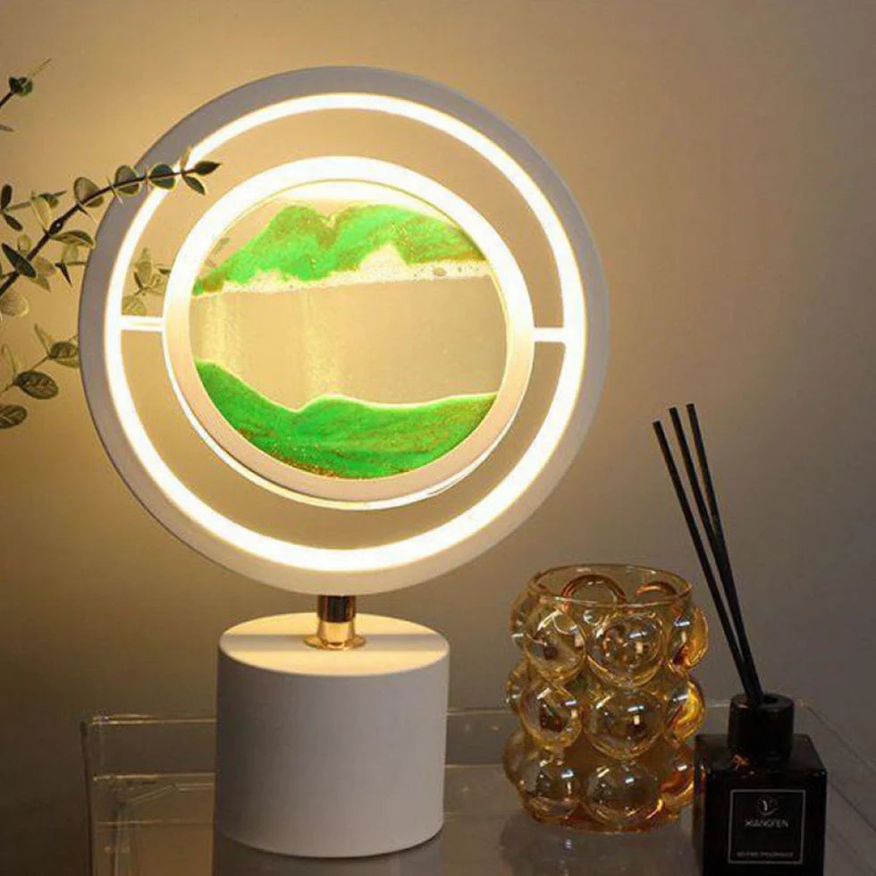 3D Moving Sandscapes Table Lamp | USB Powered