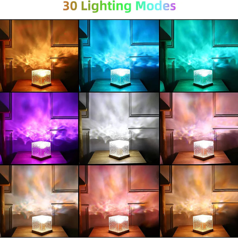 LED Ocean Wave Projector Table Lamp