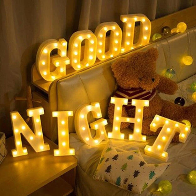 Marquee LED Letter Lights - Lit up Alphabets | 8.9" / 22.5cm Height