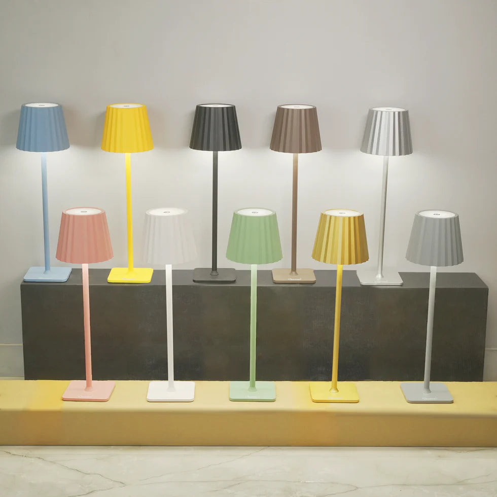 Pleat Portable Cordless LED Table Lamp