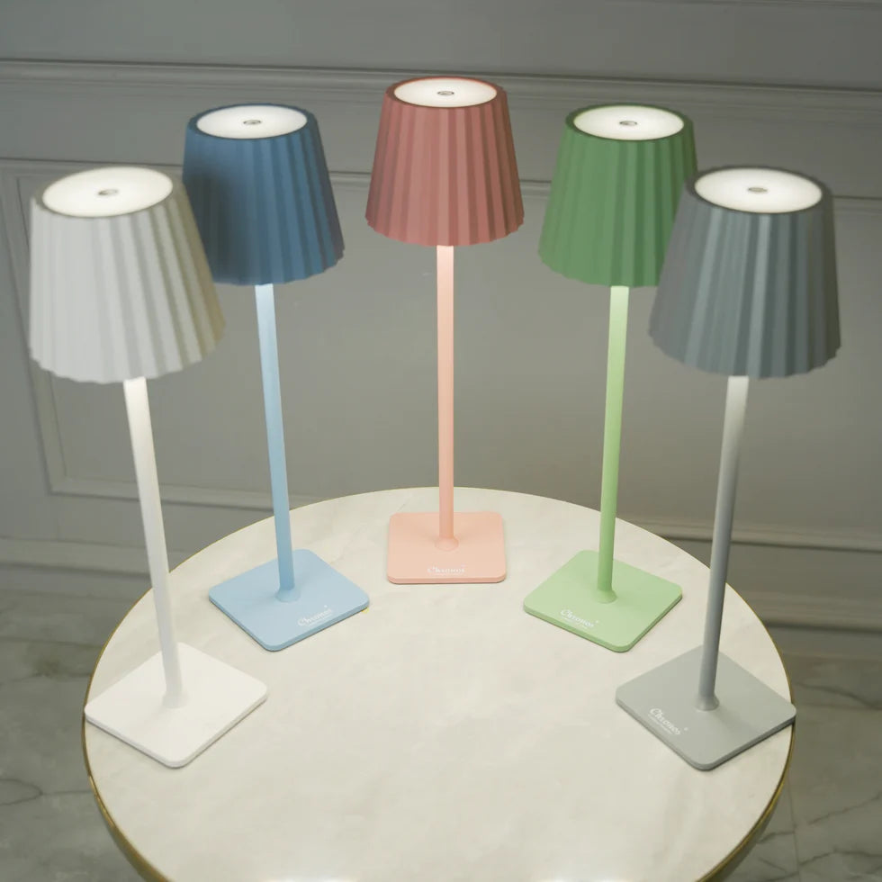 Pleat Portable Cordless LED Table Lamp