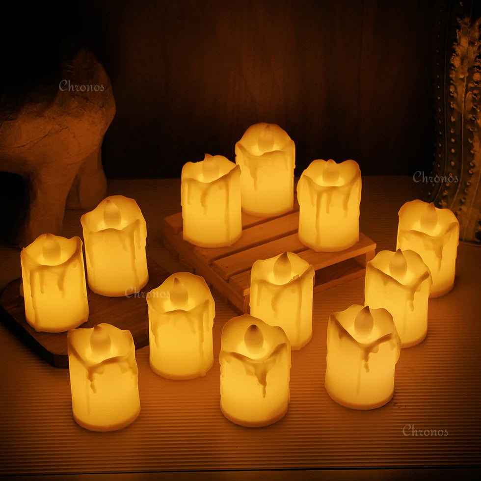 LED Candles | Bright Warm White | Pack of 12