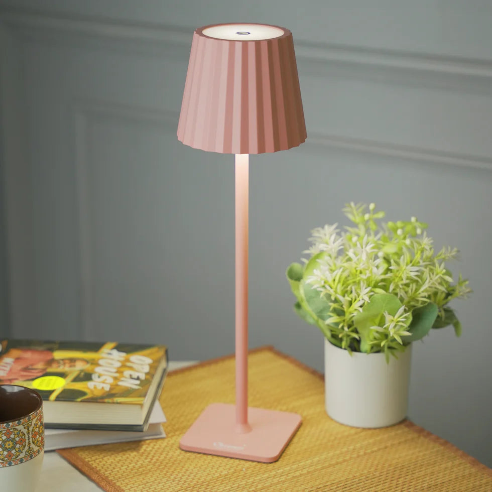 Pleat Portable Cordless LED Table Lamp