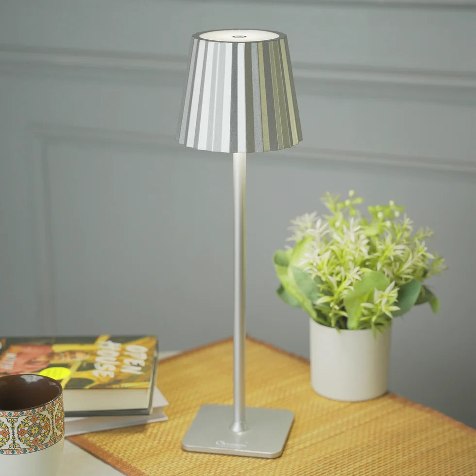 Pleat Portable Cordless LED Table Lamp