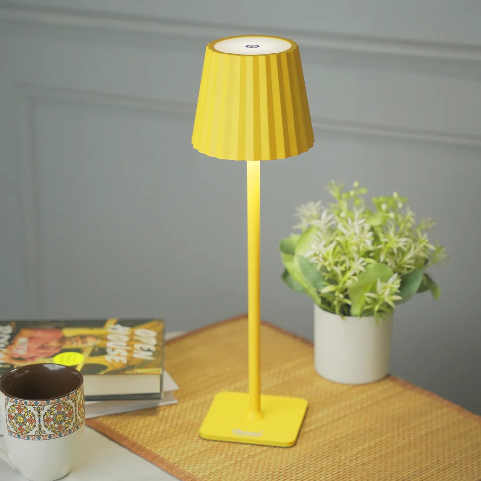 Pleat Portable Cordless LED Table Lamp