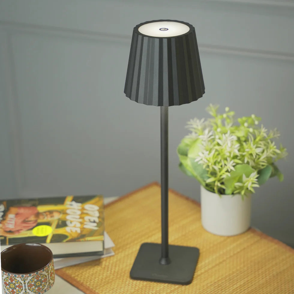 Pleat Portable Cordless LED Table Lamp