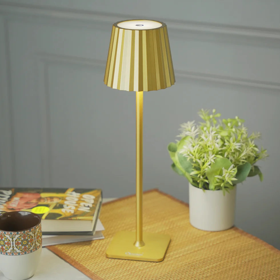 Pleat Portable Cordless LED Table Lamp