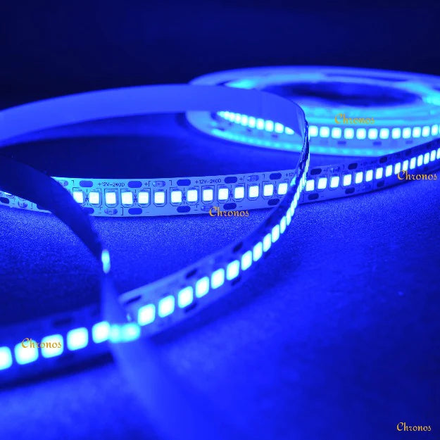 LED Strip Lights - 12V - 2835 SMD LED 240 LEDs Per Meter - Blue 5m