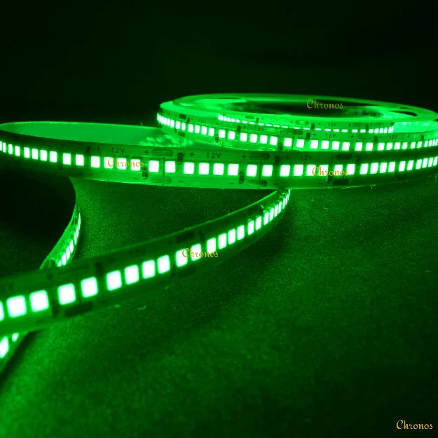 LED Strip Lights - 12V - 2835 SMD LED 240 LEDs Per Meter - Green 5m